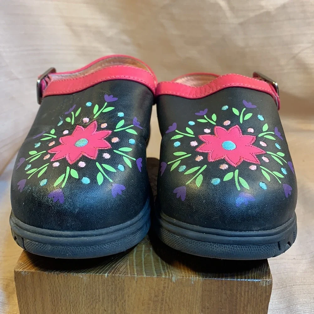 Hanna Andersson flower wear-two-way clogs
